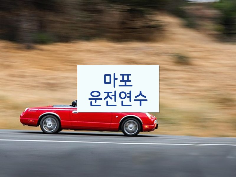 마포운전연수 후기