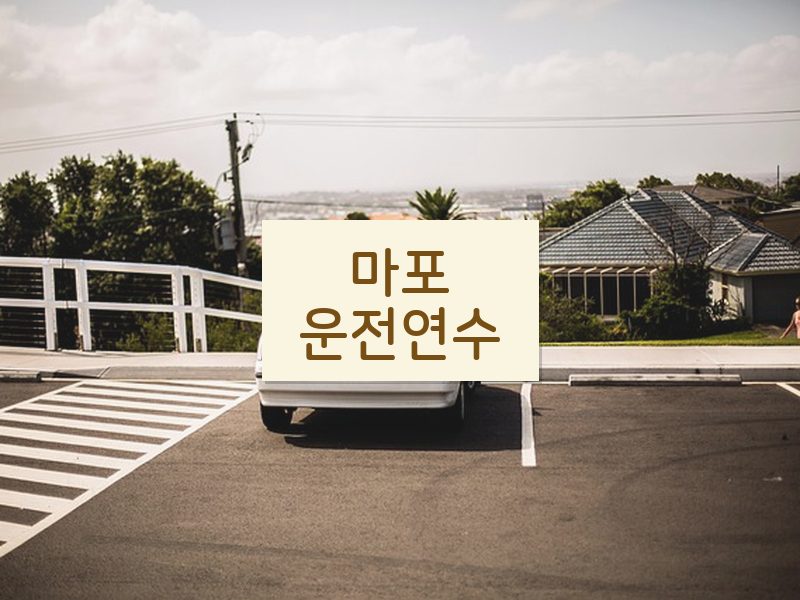마포운전연수 후기