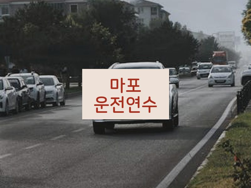 마포운전연수 후기