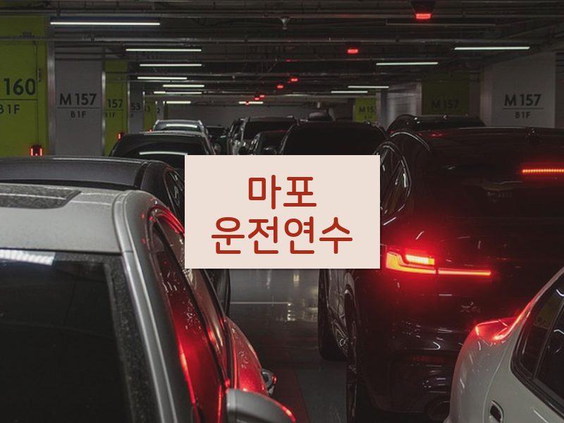 마포운전연수 후기