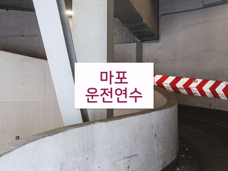 마포운전연수 후기