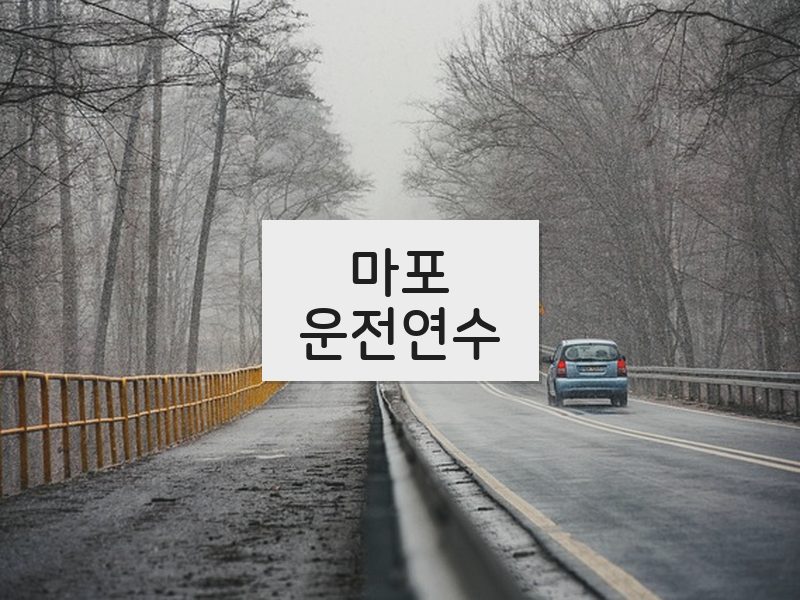 마포운전연수 후기
