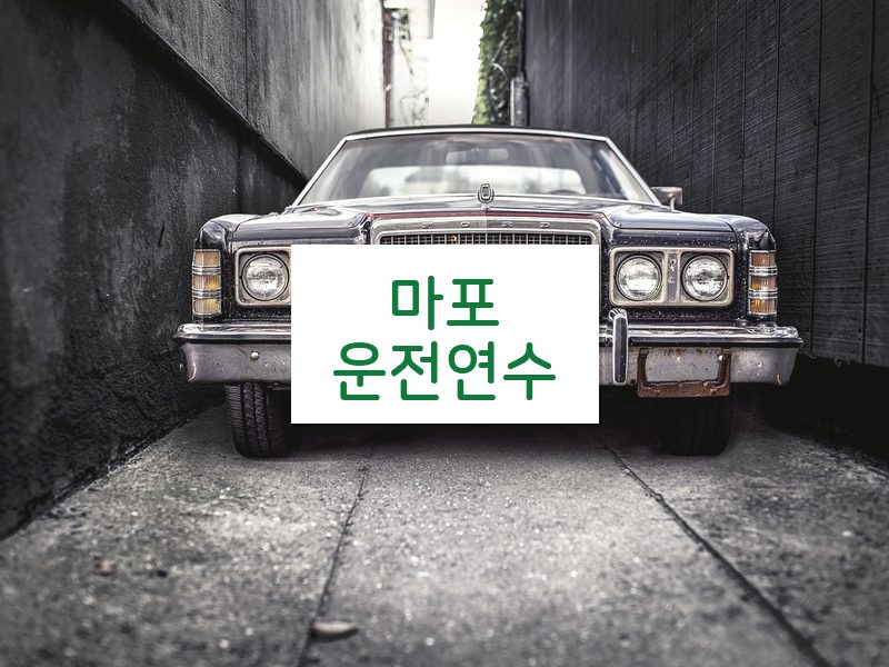 마포운전연수 후기