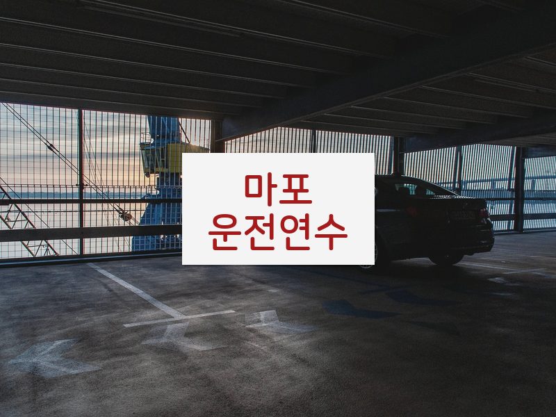 마포운전연수 후기