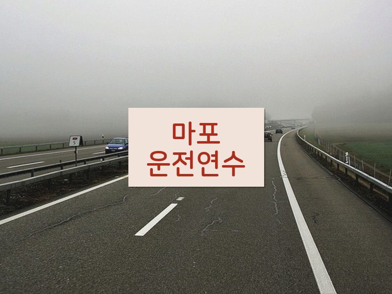 마포운전연수 후기