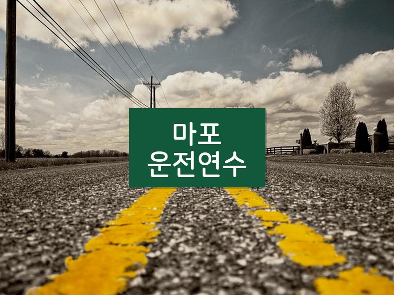 마포운전연수 후기