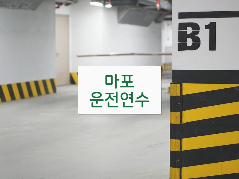 마포운전연수 후기